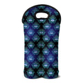 Lotus Eye of Providence Pattern Print Double Neoprene Wine Tote