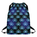 Lotus Eye of Providence Pattern Print Drawstring Backpack