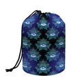 Lotus Eye of Providence Pattern Print Drawstring Makeup Bag