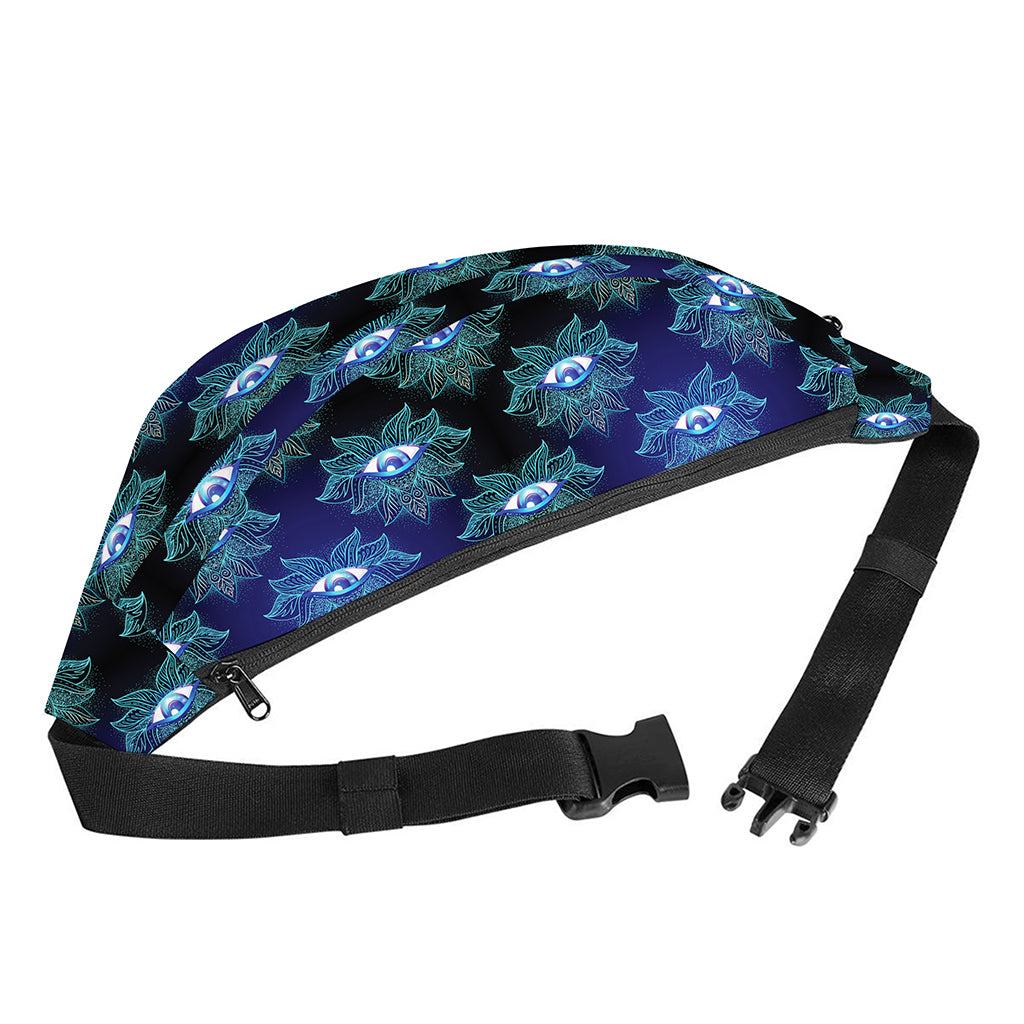 Lotus Eye of Providence Pattern Print Fanny Pack