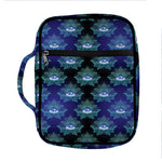Lotus Eye of Providence Pattern Print Front Pocket Bible Bag