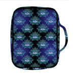 Lotus Eye of Providence Pattern Print Front Pocket Bible Bag