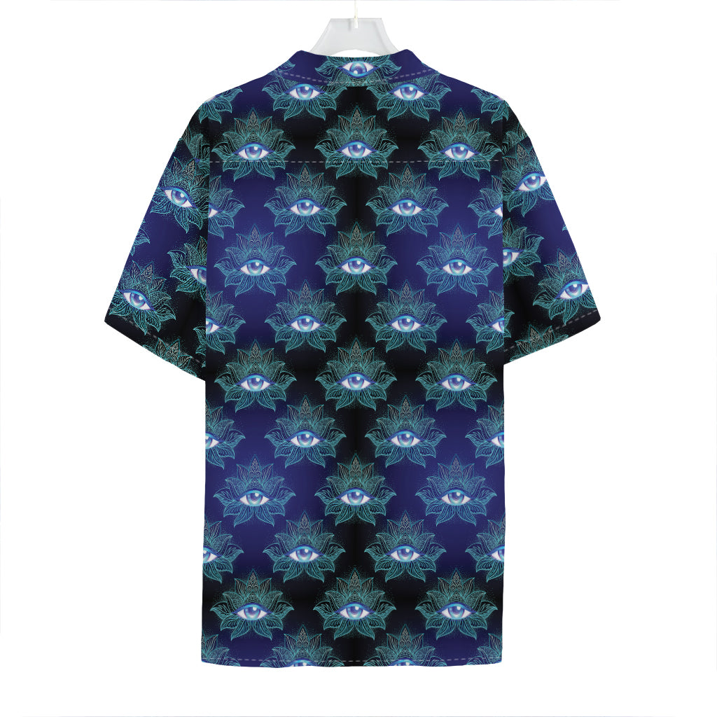 Lotus Eye of Providence Pattern Print Hawaiian Shirt