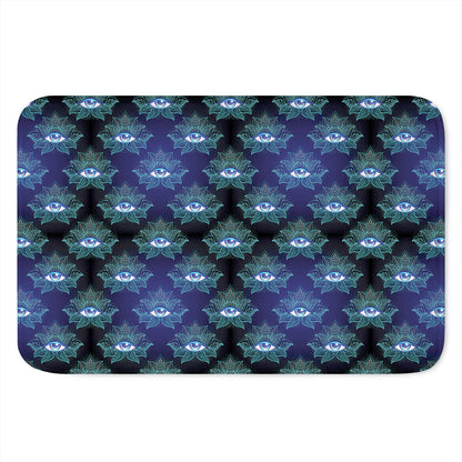 Lotus Eye of Providence Pattern Print Indoor Door Mat
