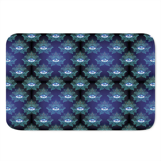 Lotus Eye of Providence Pattern Print Indoor Door Mat