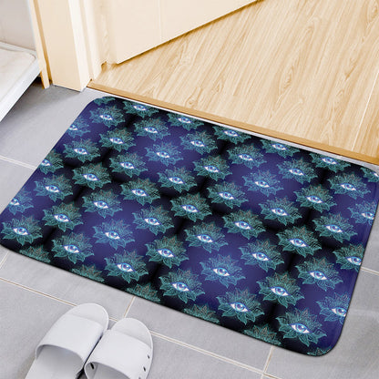 Lotus Eye of Providence Pattern Print Indoor Door Mat