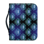 Lotus Eye of Providence Pattern Print Leather Bible Cover
