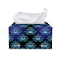 Lotus Eye of Providence Pattern Print Leather Tissue Box Cover