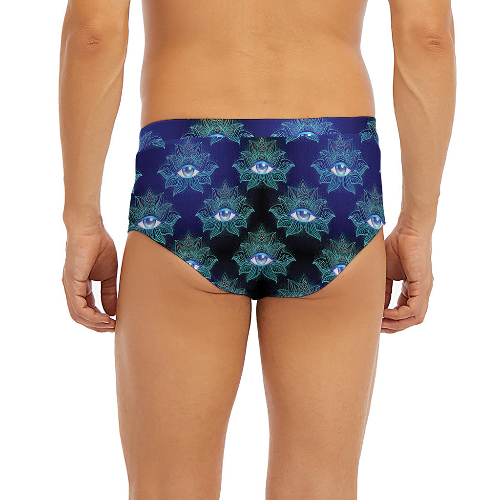Lotus Eye of Providence Pattern Print Men's Briefs