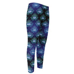 Lotus Eye of Providence Pattern Print Men's Compression Pants