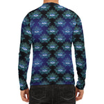 Lotus Eye of Providence Pattern Print Men's Long Sleeve Rash Guard
