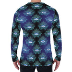 Lotus Eye of Providence Pattern Print Men's Long Sleeve T-Shirt