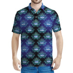Lotus Eye of Providence Pattern Print Men's Polo Shirt