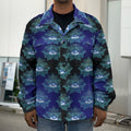Lotus Eye of Providence Pattern Print Men's Shirt Jacket