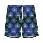 Lotus Eye of Providence Pattern Print Men's Sports Shorts