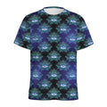 Lotus Eye of Providence Pattern Print Men's Athletic T-Shirt