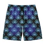 Lotus Eye of Providence Pattern Print Men's Swim Trunks
