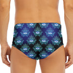 Lotus Eye of Providence Pattern Print Men's Triangle Swim Briefs