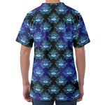 Lotus Eye of Providence Pattern Print Men's Velvet T-Shirt
