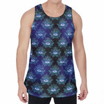 Lotus Eye of Providence Pattern Print Men's Velvet Tank Top