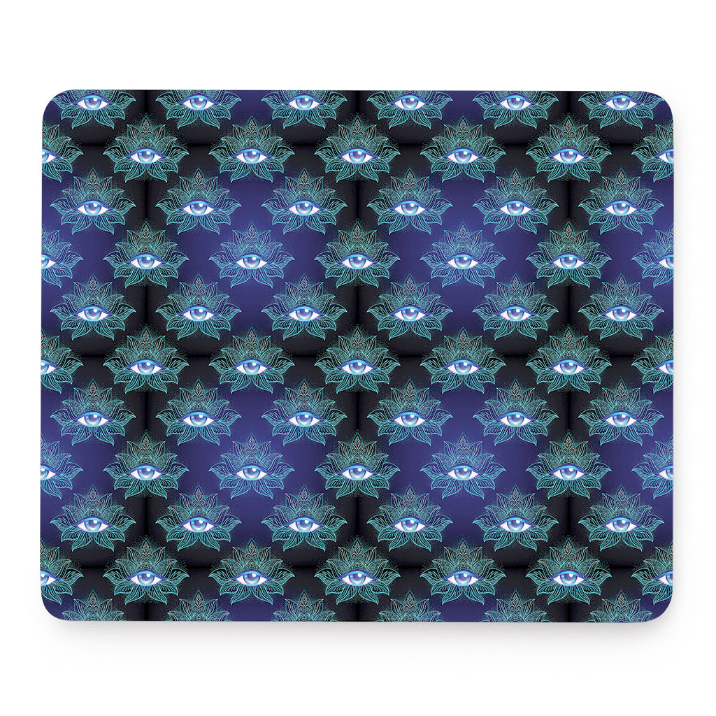 Lotus Eye of Providence Pattern Print Mouse Pad