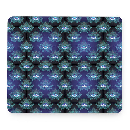 Lotus Eye of Providence Pattern Print Mouse Pad