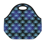 Lotus Eye of Providence Pattern Print Neoprene Lunch Bag