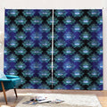 Lotus Eye of Providence Pattern Print Pencil Pleat Curtains