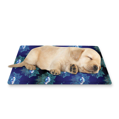 Lotus Eye of Providence Pattern Print Pet Cooling Mat Cover