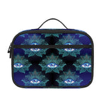 Lotus Eye of Providence Pattern Print Portable Lunch Bag