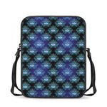 Lotus Eye of Providence Pattern Print Rectangular Crossbody Bag