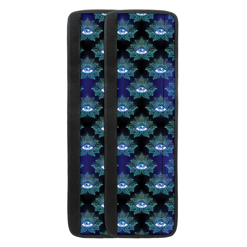 Lotus Eye of Providence Pattern Print Refrigerator Handle Covers