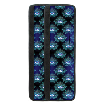 Lotus Eye of Providence Pattern Print Refrigerator Handle Covers