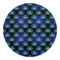 Lotus Eye of Providence Pattern Print Round Blanket