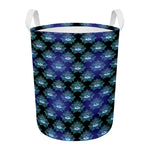 Lotus Eye of Providence Pattern Print Round Laundry Basket