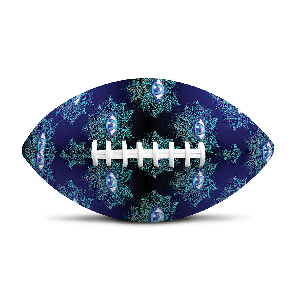 Lotus Eye of Providence Pattern Print Rugby Ball