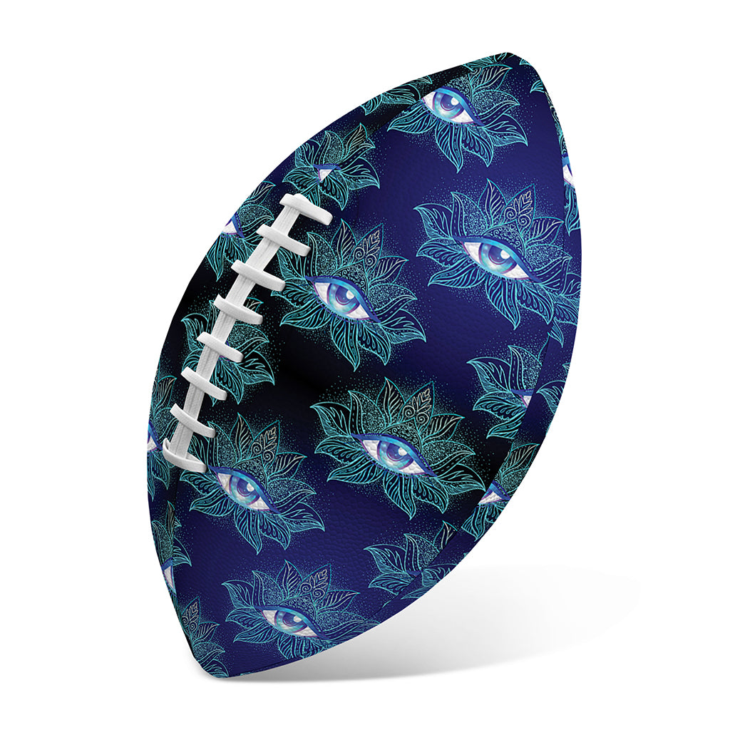 Lotus Eye of Providence Pattern Print Rugby Ball