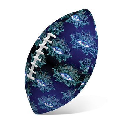 Lotus Eye of Providence Pattern Print Rugby Ball