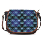 Lotus Eye of Providence Pattern Print Saddle Bag