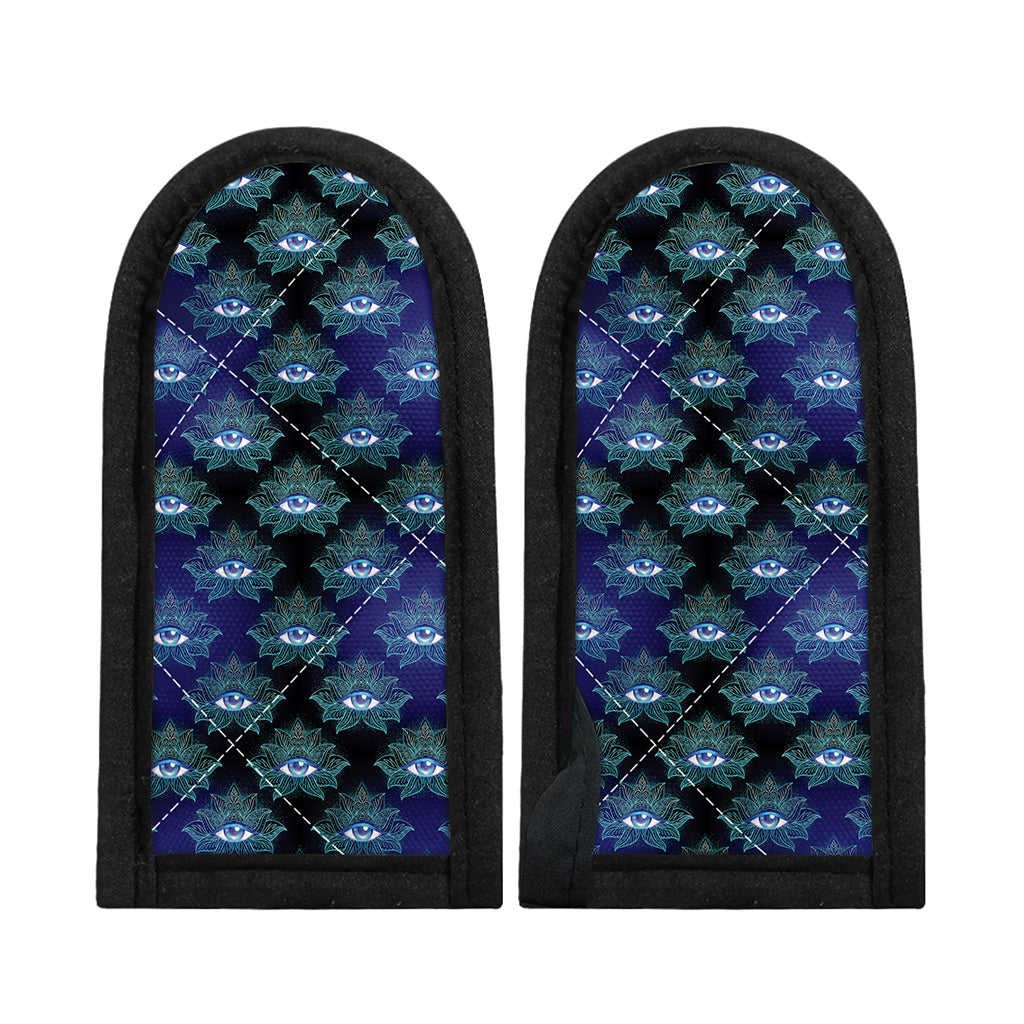Lotus Eye of Providence Pattern Print Skillet Handle Cover