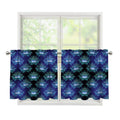 Lotus Eye of Providence Pattern Print Tier Curtains