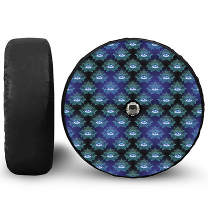 Lotus Eye of Providence Pattern Print Tire Cover With Camera Hole