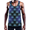 Lotus Eye of Providence Pattern Print Men's Workout Tank Top