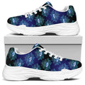 Lotus Eye of Providence Pattern Print White Chunky Shoes