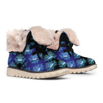 Lotus Eye of Providence Pattern Print Winter Boots