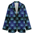 Lotus Eye of Providence Pattern Print Women's Blazer