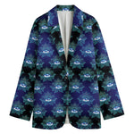 Lotus Eye of Providence Pattern Print Women's Cotton Blazer