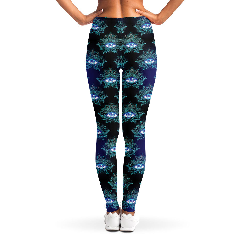 Lotus Eye of Providence Pattern Print Women's Leggings