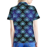 Lotus Eye of Providence Pattern Print Women's Polo Shirt