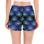 Lotus Eye of Providence Pattern Print Women's Split Running Shorts